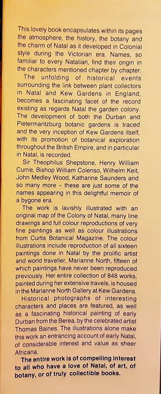 Natal The Garden Colony, Victorian Natal & the Botanic Gardens, Kew by P & D McCracken