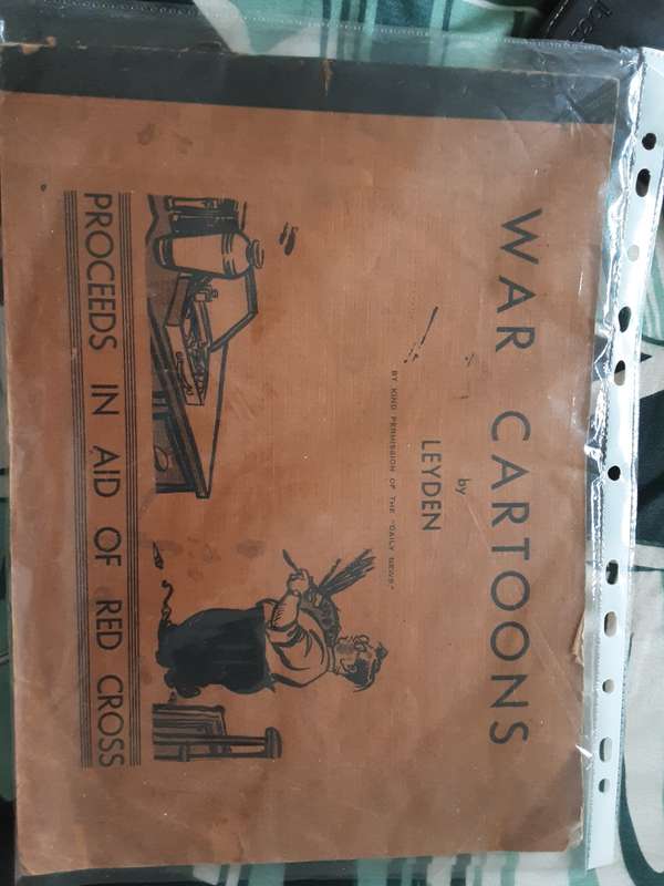 War Cartoons by Leyden by kind permission of the Daily News 1941 ***Scarce Item***