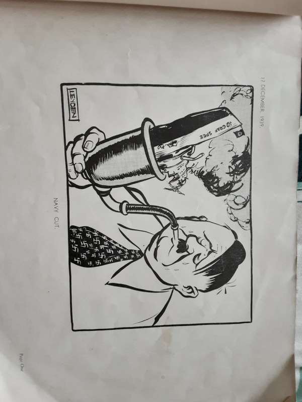 War Cartoons by Leyden by kind permission of the Daily News 1941 ***Scarce Item***