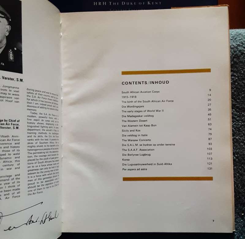 Per Aspera Ad Astra 1920-1970 S A Airfoce Golden Jubilee Souvenir Book **Presentation Edition SIGNED