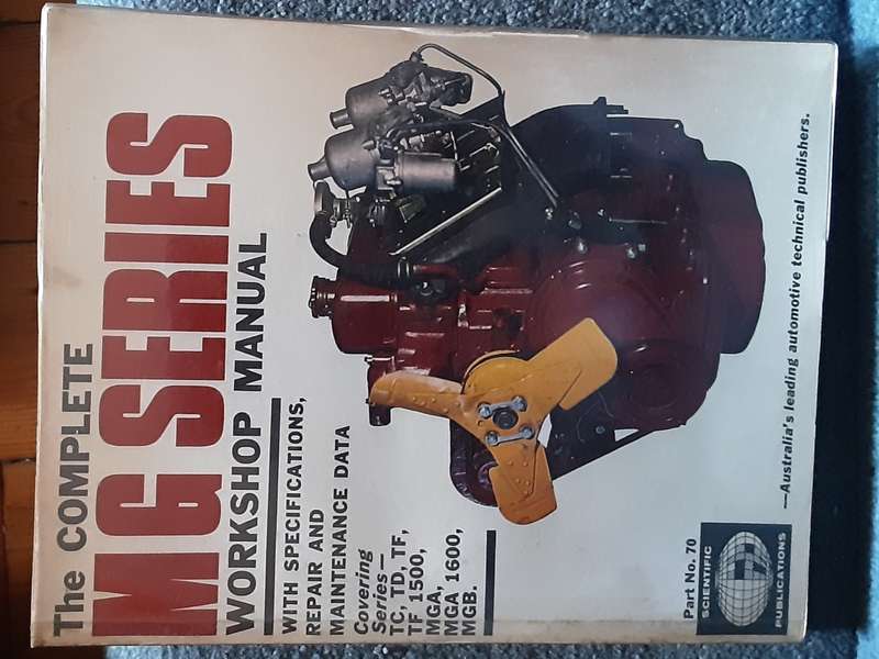 The Complete MG Series with Specifications Repair & Maintenance Data Workshop Manual