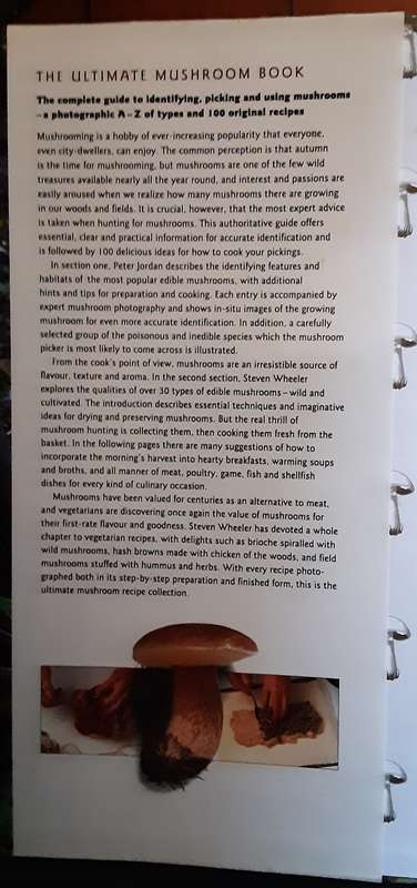 The Ultimate Mushroom Book, The Complete A to Z of type & recipes by Jordan & Wheeler