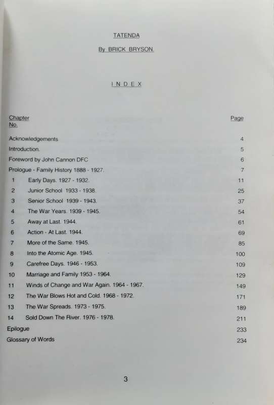 Tatenda, Fifty Magic Years in Rhodesia by Brick Byson **SIGNED BY AUTHOR**