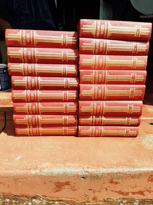 Versamelde Werke Van C J Langenhoven ***set of 16 books***