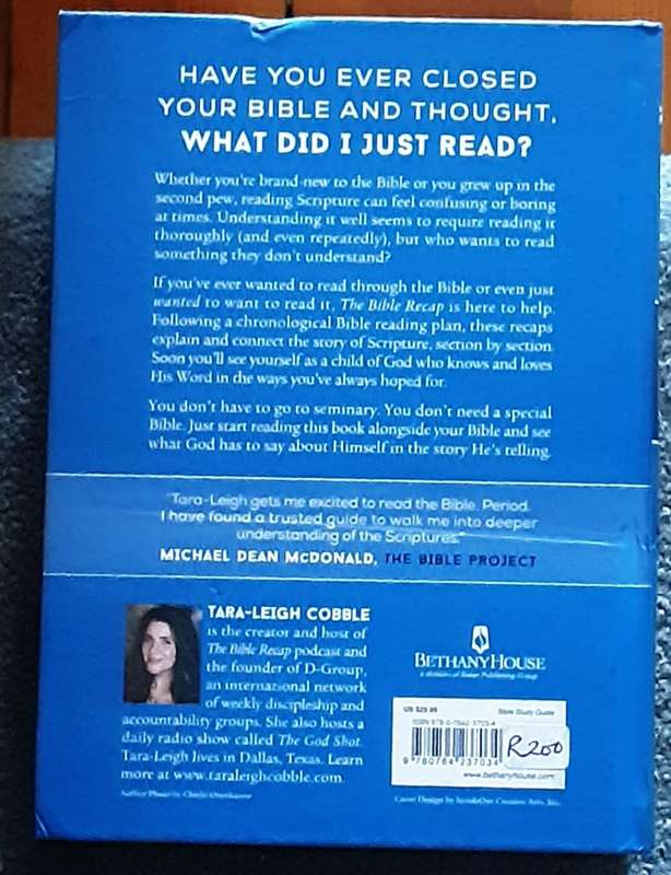 The Bible Recap A One Year Guide to Reading & Understanding The Entire Bible by Tara Leigh Cobble