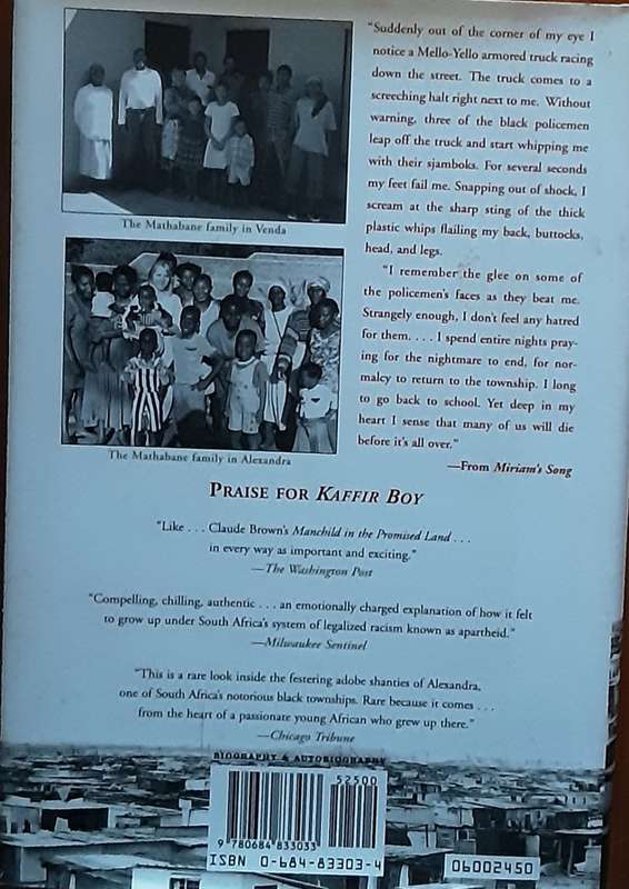 Miriam`s Song A Memoir by Miriam Mathabane as told to Mark Mathabane
