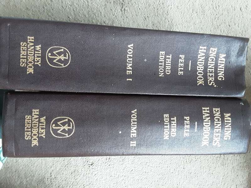 Mining Engineers Handbook in 2 volumes 3rd Edition edited by Robert Peele