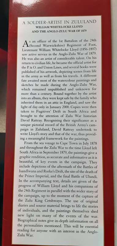 A Soldier-Artist in Zululand, William Whitelock Lloyd & the Anglo-Zulu War of 1879 by David Rattray