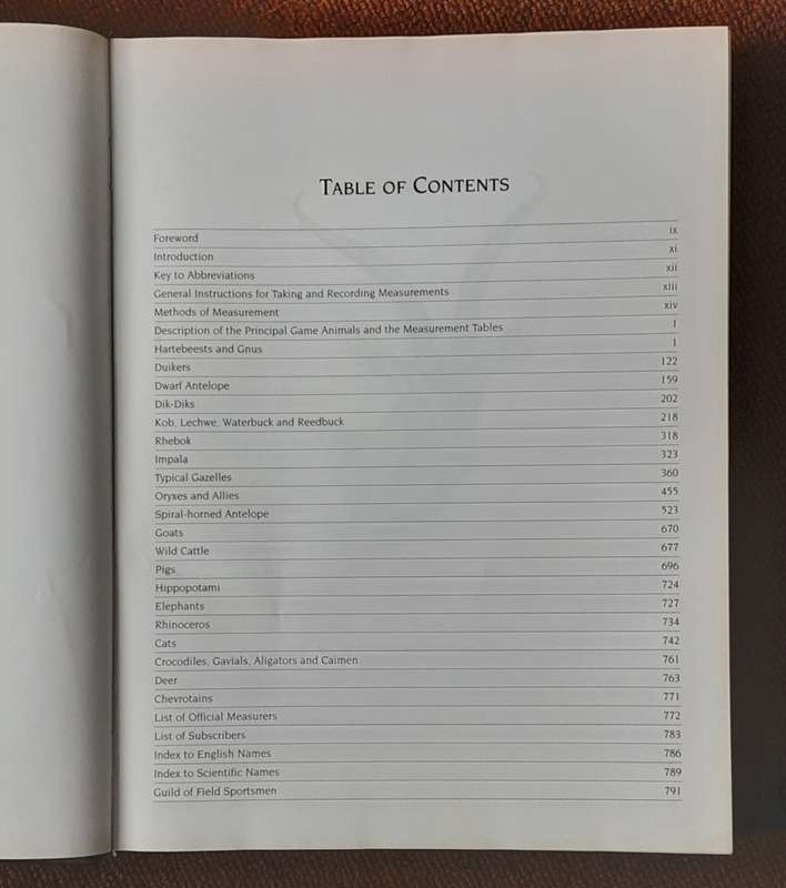 Rowland Ward`s Records of Big Game  XXVII Volume 1 Africa 2006