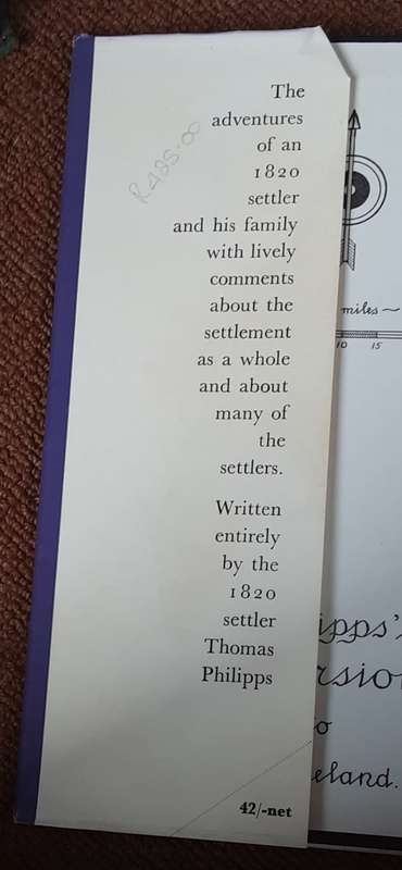 Philipps 1820 Settler edited by Arthur Keppel Jones