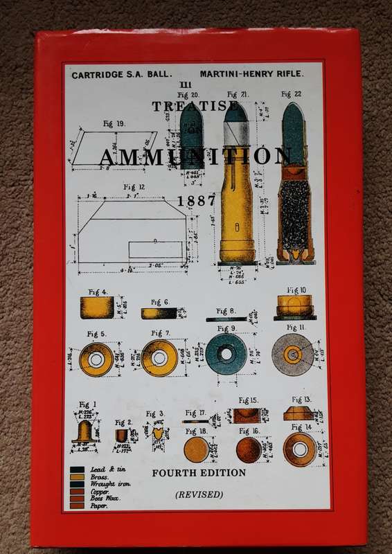 Treatise on Ammunition 1887 Fourth Edition Revised **Reprinted 1998** SCARCE**