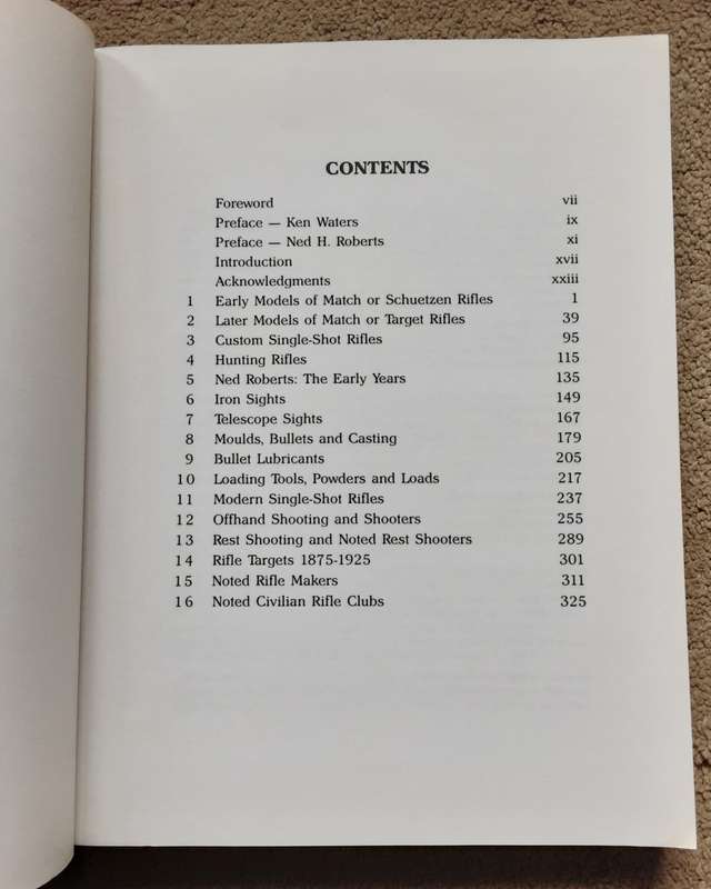 The Breech-Loading Single-Shot Rifle by Major Ned H Roberts & Kenneth L Waters