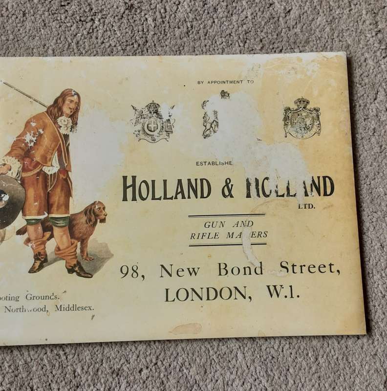 Holland & Holland London 3 x Gun Catalogues circa 1910, 1940s & 1980s