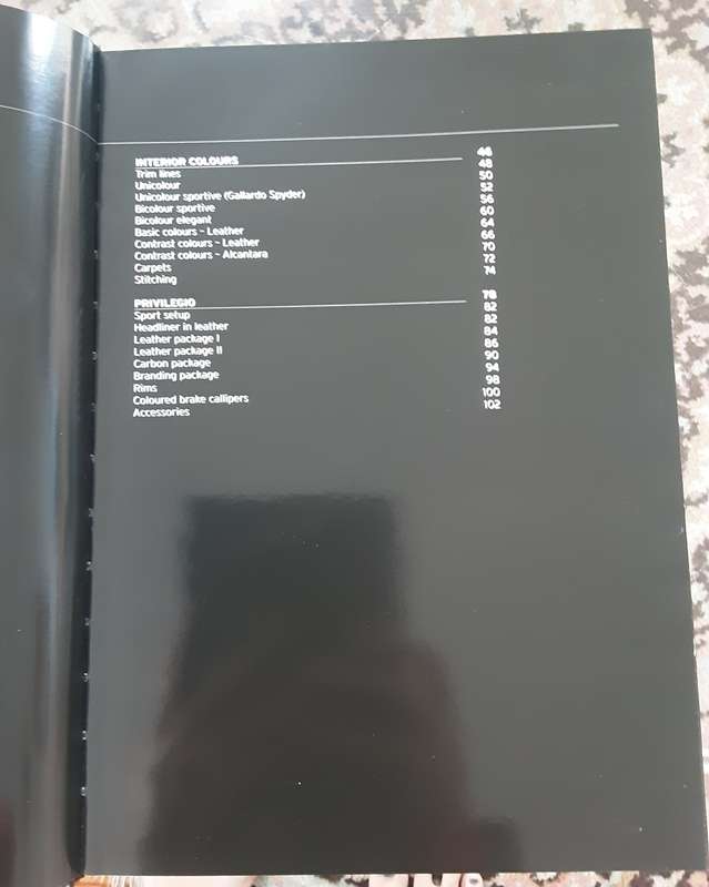 Lamborghini Callardo Coupe / Callardo Spyder Sale Catalogue