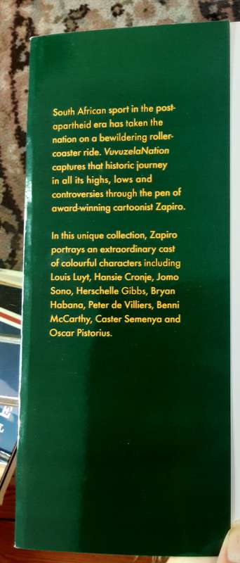 VuvuzelaNation Zapiro on SA Sport 1995-2013 text by Mike Wills