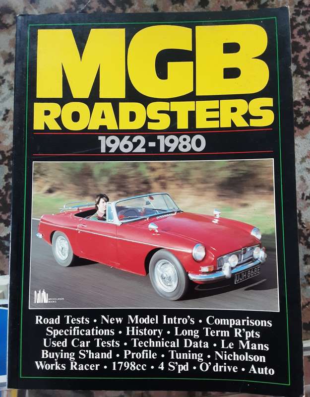 MGB Roadsters 1962-1980 compiled by R M Clarke