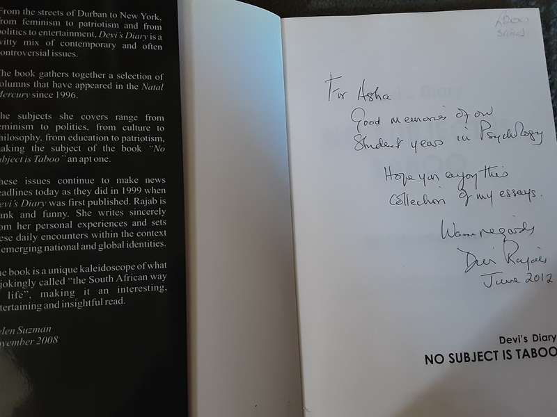 Devi`s Diary No Subject is Taboo - By: Devi Rajab ***Signed Copy***