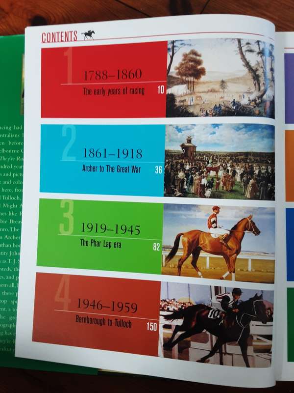 They`re Racing! The Complete Story of Australian Racing introduction by Les Carlyon