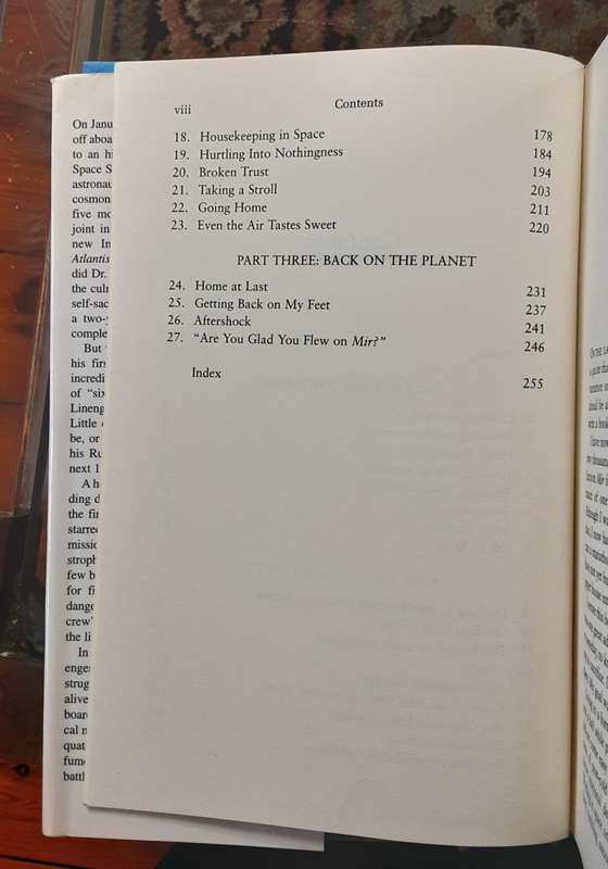Off the Planet, surviving Five Perilous months aboard Space Station MIR by Jerry Linenger  **Signed