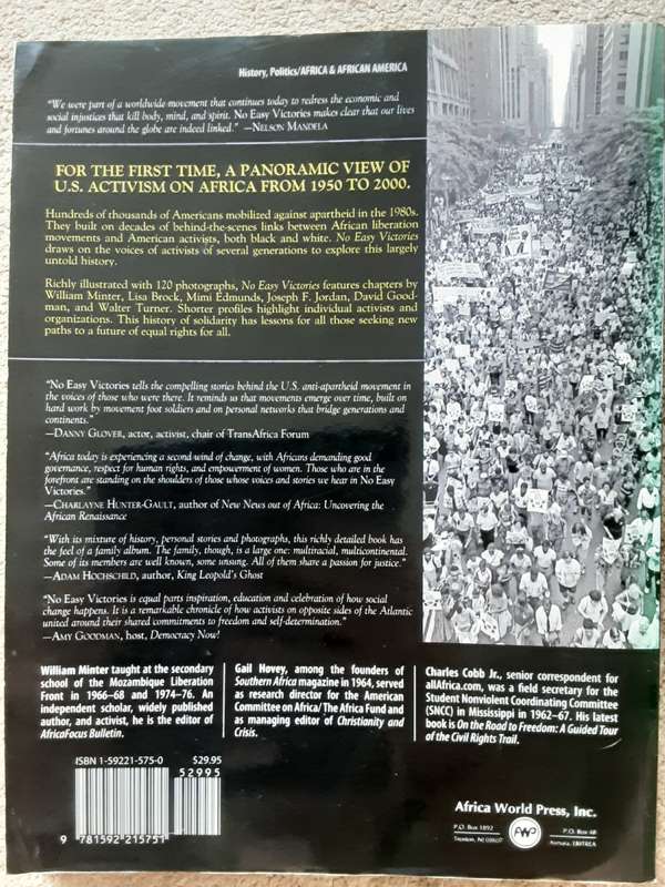 No Easy Victories, African Liberation and American Activists over half a Century 1950-2000 by Minter