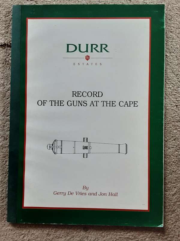 Record of the Guns at the Cape By Gerry De Vries and Jon Hall ***limited edition 84/200**