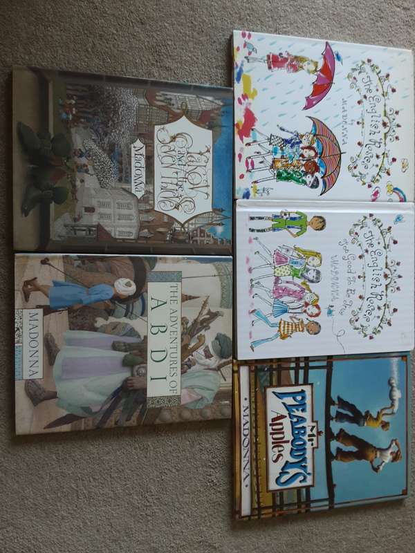 5 hardcover books  Childrens collection by author/singer Madonna