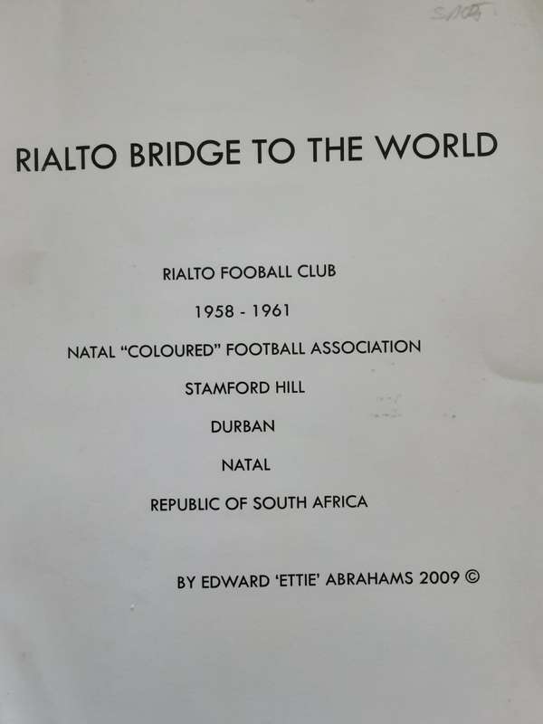 Eddy of Time -  Ralta FC -1958 - 1961,  By: Ettie Abrahams