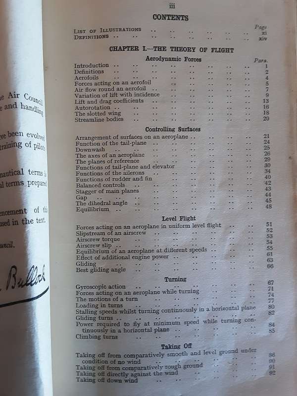 Royal Air Force Flying Training Manual Part 1 Flying Instruction 1935