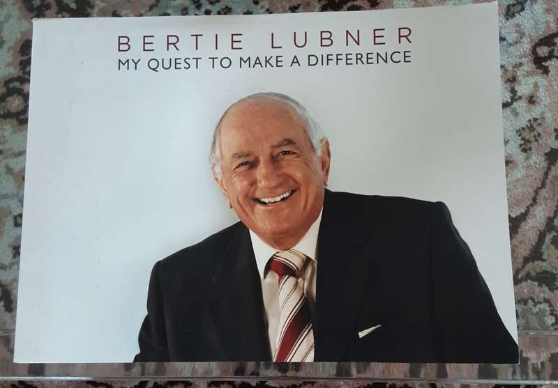 Bertie Lubner, My Quest to make a Difference