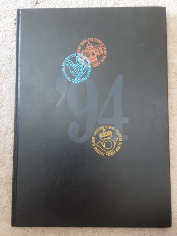 Olympic Stamp Book 1994 Norway Winter Olympics **complete with stamps**