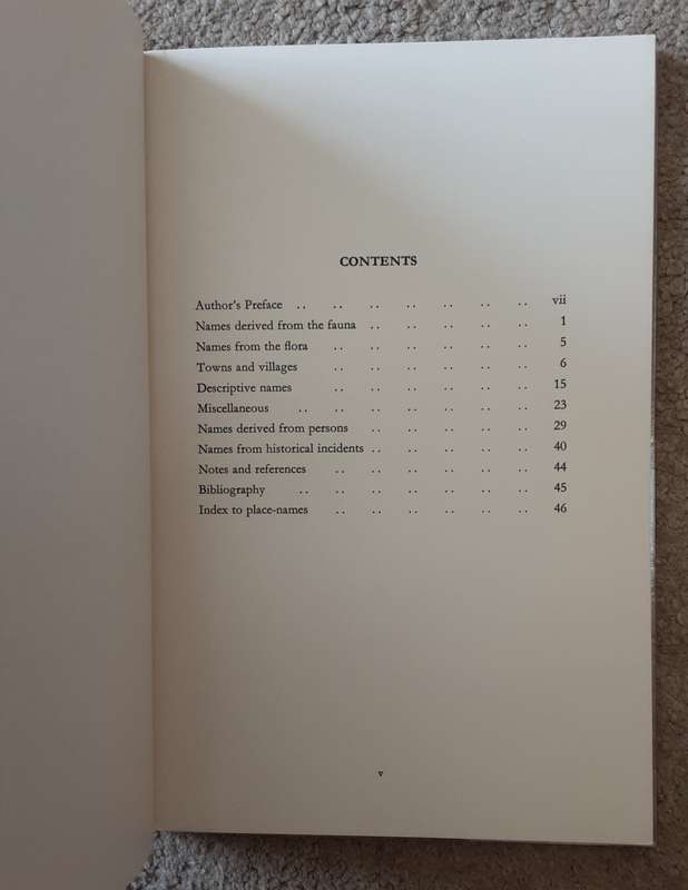 Place Names in the Transkeian Territories  by Rev Basil Holt