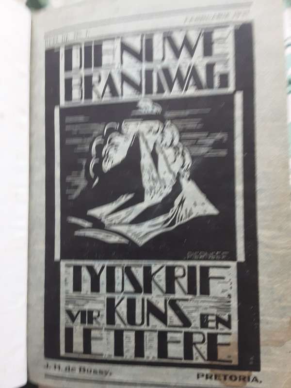 Die Nuwe Brandwag, Tydskrif vir Kuns en Lettere vol 1,2,3,5 **16 issues bound***