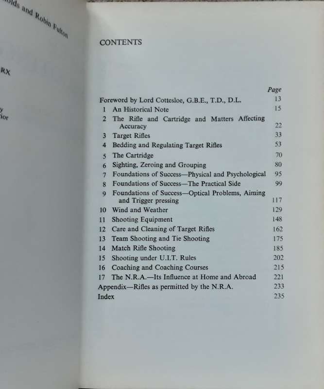Target Rifle Shooting by Major E G B Reynolds & Robin Fulton