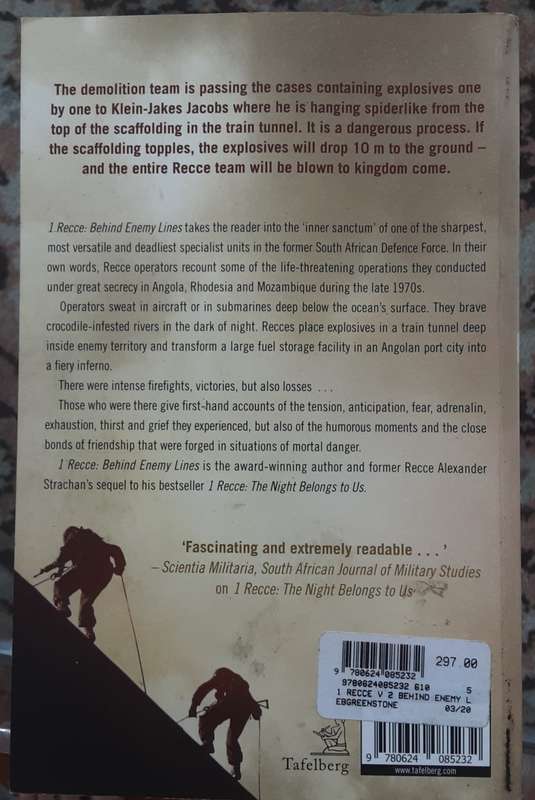 1 Recce Behind Enemy Lines volume 2 by Alexander Strachan