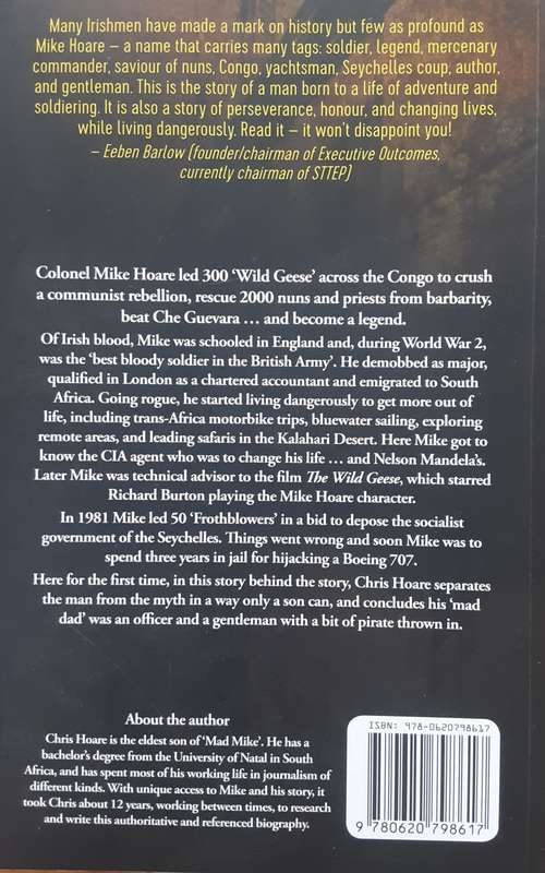 Mad Mike Hoare, The Legend A Biography by Chris Hoare **Signed by Author**
