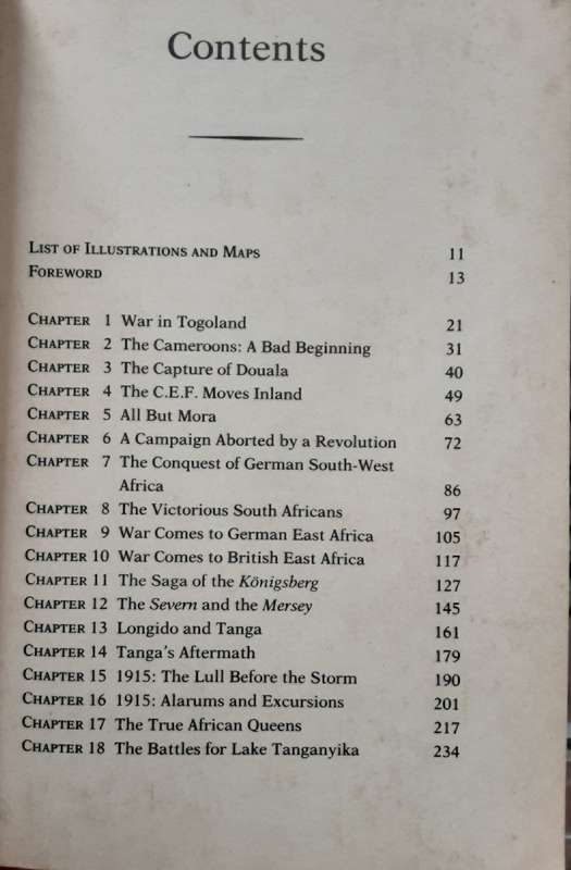 The Great War in Africa 1914-1918 by Byron Farwell