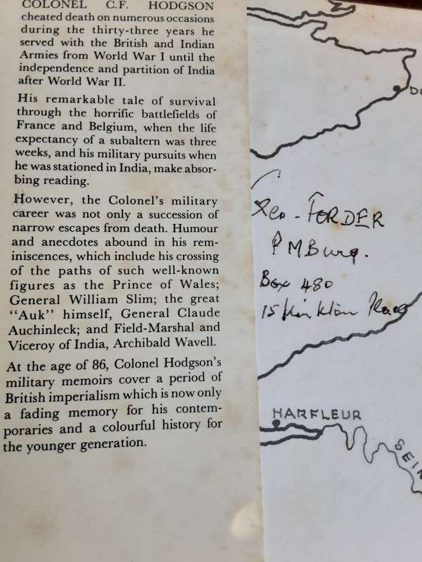From Hell to the Himalayas by Colonel C F Hodgson **Signed copy**
