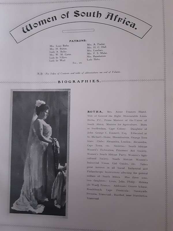 Women of South Africa edited by Thos H Lewis **SCARCE TITLE**