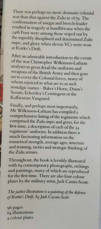 Uniforms & Weapons of the Zulu War by Christopher Wilkinson-Latham