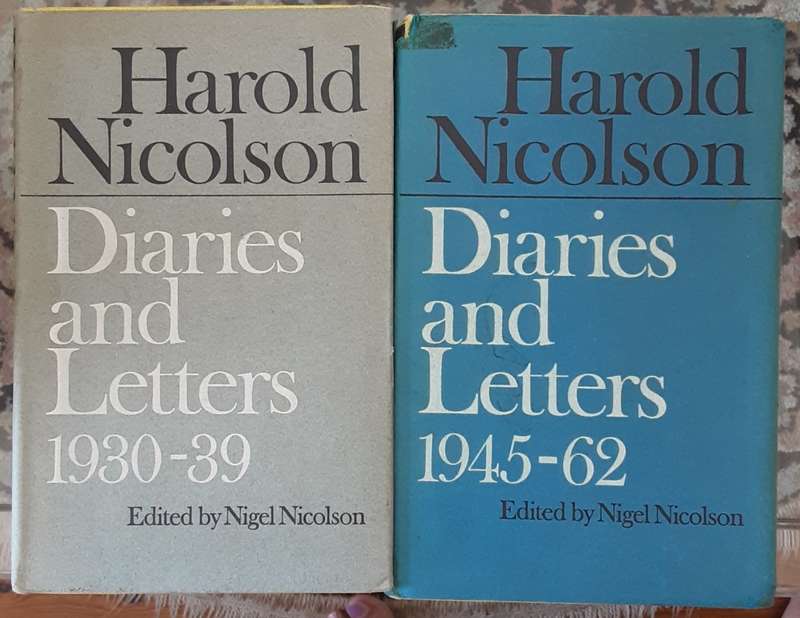 2 Volumes Harold Nicolson Diaries & Letters 1930-39 & 1945-62 edited by Nigel Nicolson