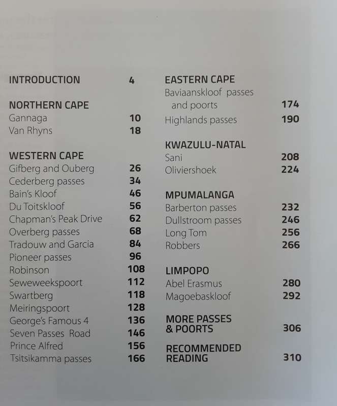 South Africa`s Favourite Passes & Poorts by Marion Whitehead