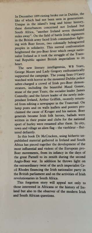 The Irish Pro Boers 1877-1902 by Donal P McCracken