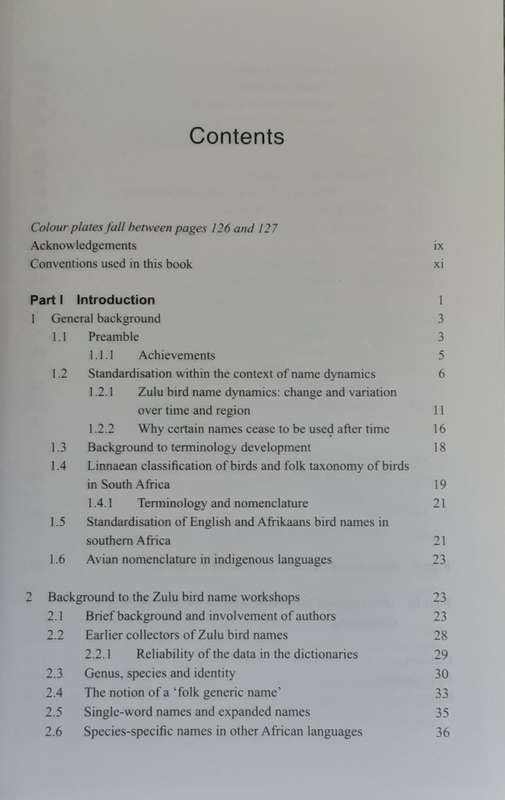 Amagama Ezinyoni Zulu Names of Birds by Adrian Koopman, Roger Porter & N Turner