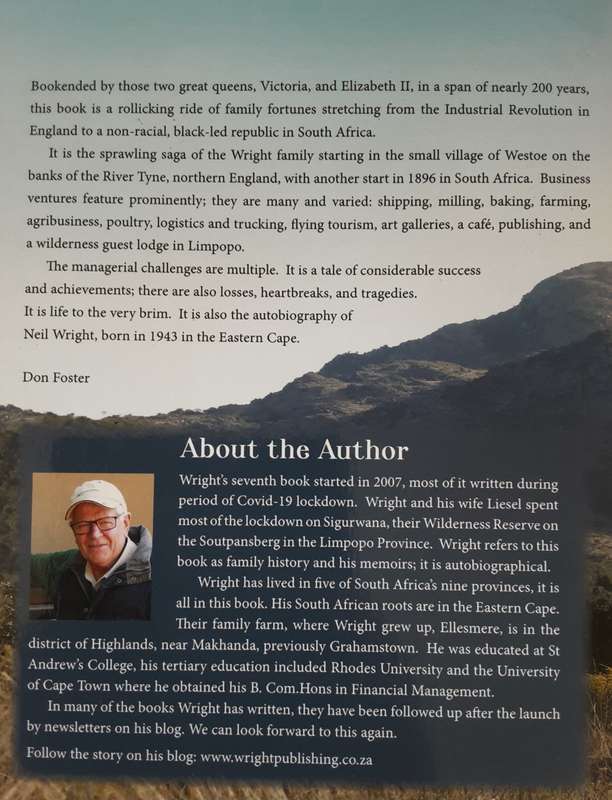 Westoe to Sigurwana, For the Love of Family and Country by Neil Wright **Signed Copy **