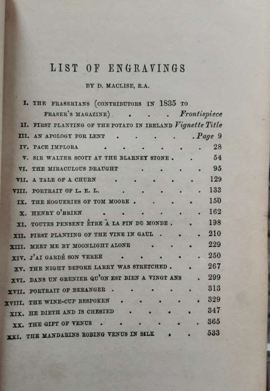The Reliques of Father Prout collected  & arranged by Oliver Yorke illustrated by A Croquis 1866