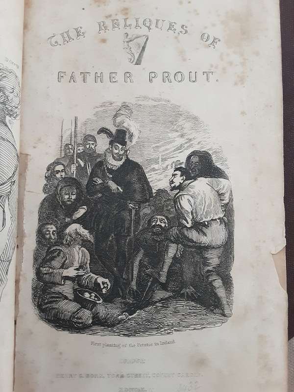 The Reliques of Father Prout collected  & arranged by Oliver Yorke illustrated by A Croquis 1866