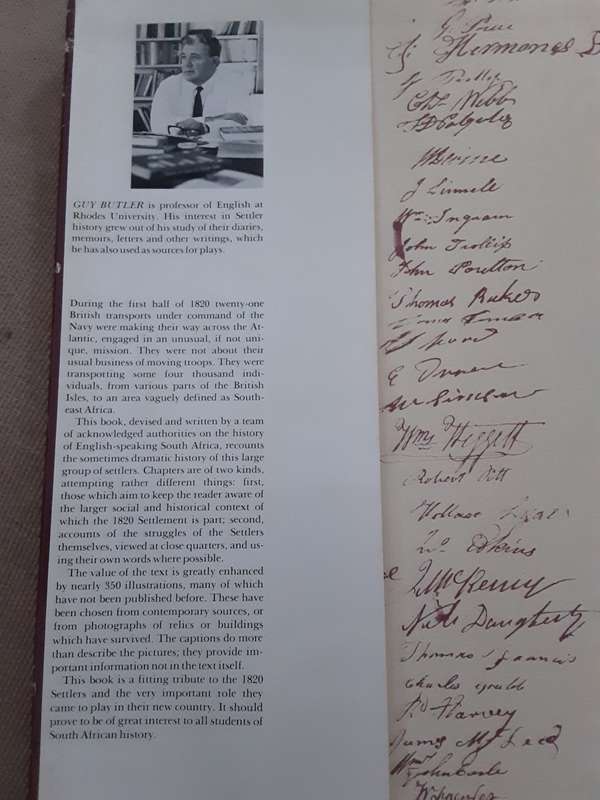 The 1820 Settlers An Illustrated Commentary edited by Guy Butler