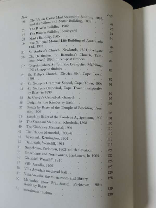 Herbert Baker in South Africa by Doreen Greig **limited edition nbr 1523/2000**