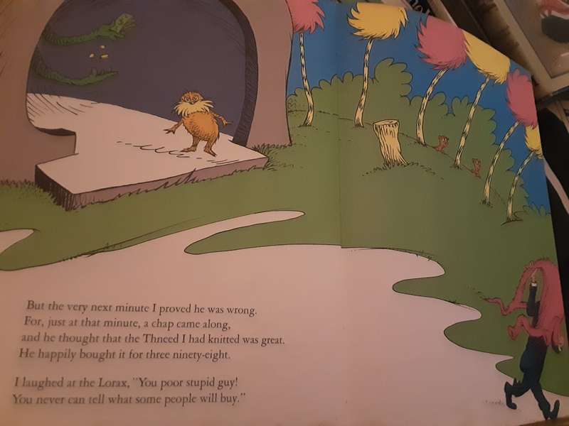 The Lorax by Dr Seuss ** First British Edition **