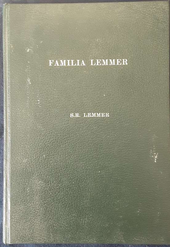 Familia Lemmer opgestel deur Stephanus R Lemmer
